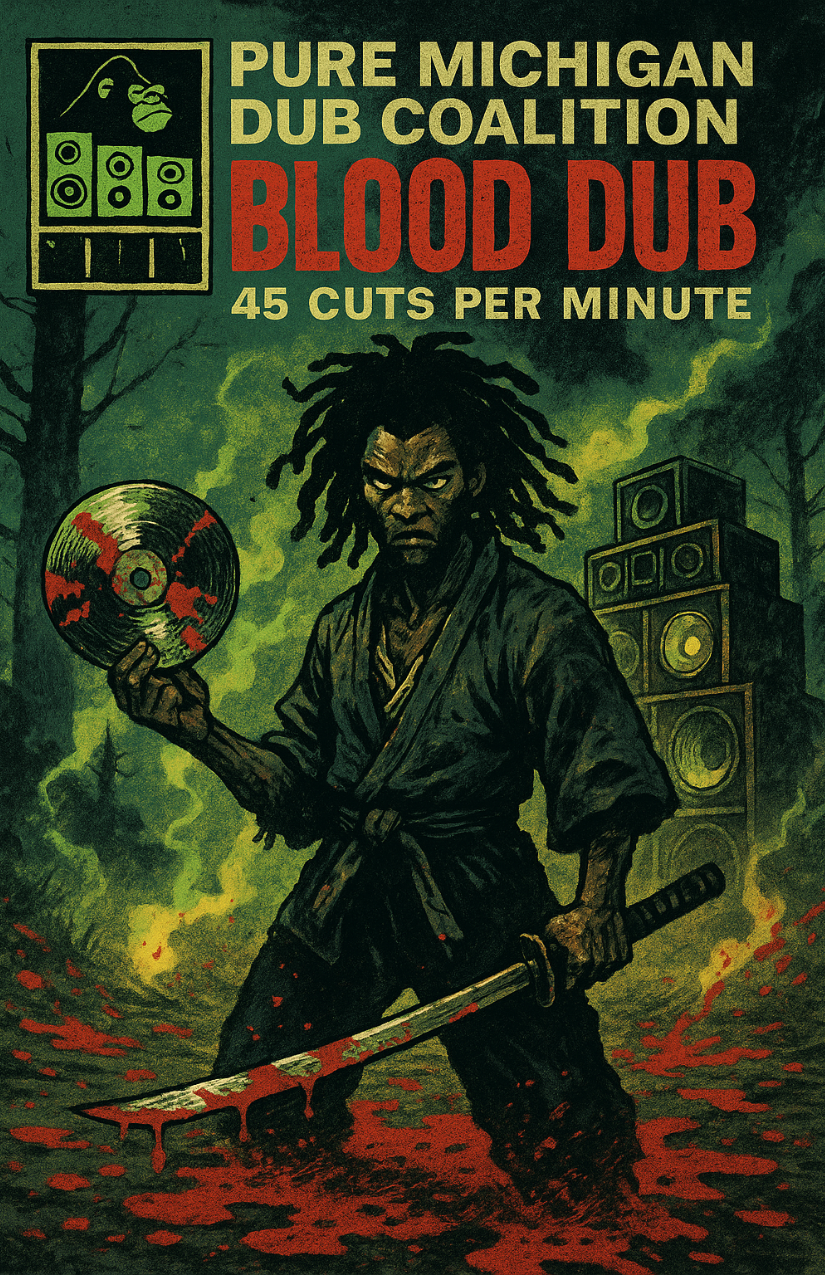Blood Dub 45 Single Zine